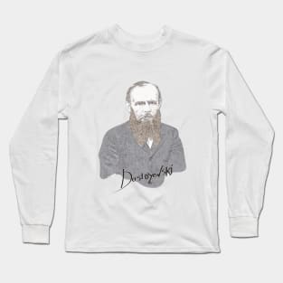 Fyodor Dostoyevsky portrait Long Sleeve T-Shirt